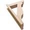 Ekena Millwork 5 1/2-in W x 18-in D x 30-in H Funston Slat Rough Cedar Woodgrain TimberThane Outlooker, Primed Tan OUTUR055X18X30FST24RCPR - alternate 2